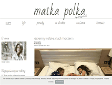Tablet Screenshot of matka-polka.com